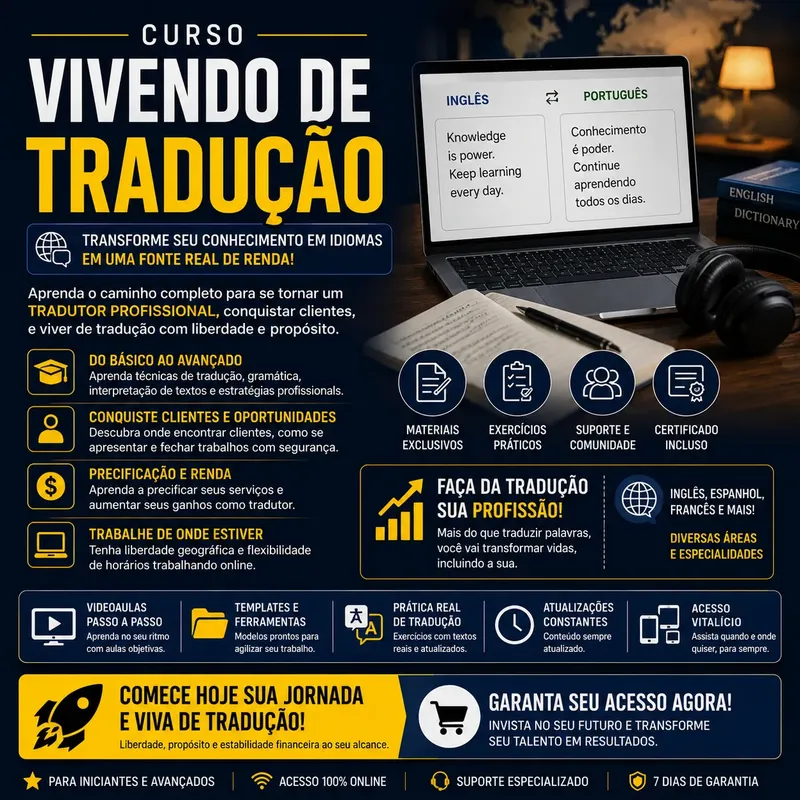 Curso Vivendo De Tradução