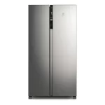 Geladeira Electrolux Frost Free Inverter IS4S de 435L Efficient com AutoSense Side by Side cor Inox - Imagem 1