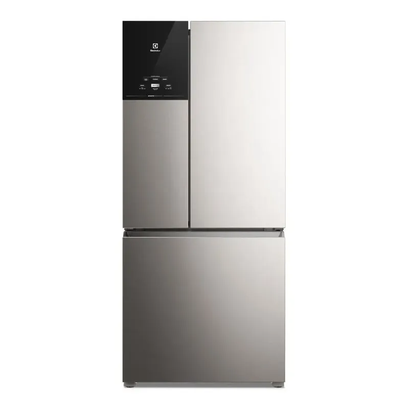 Geladeira Electrolux Frost Free Inverter 590L AutoSense 3 Portas Cor Inox Look IM8S