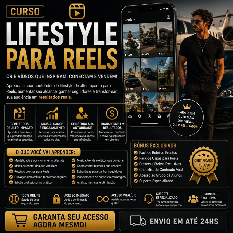 Curso Lifestyle Para Reels