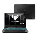 Notebook Gamer ASUS TUF Gaming A15, AMD RYZEN 7, RTX 3050, 8GB RAM, 512GB SSD, Linux KeepOS, Graphite Black – FA506NCG-HN216 - Imagem 1