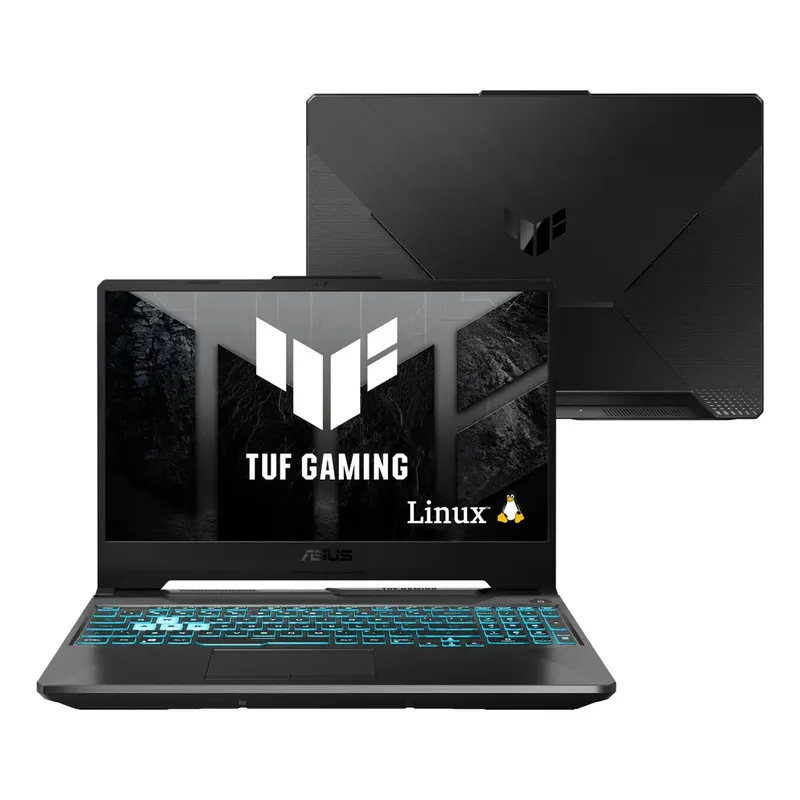 Notebook Gamer ASUS TUF Gaming A15, AMD RYZEN 7, RTX 3050, 8GB RAM, 512GB SSD, Linux KeepOS, Graphite Black – FA506NCG-HN216