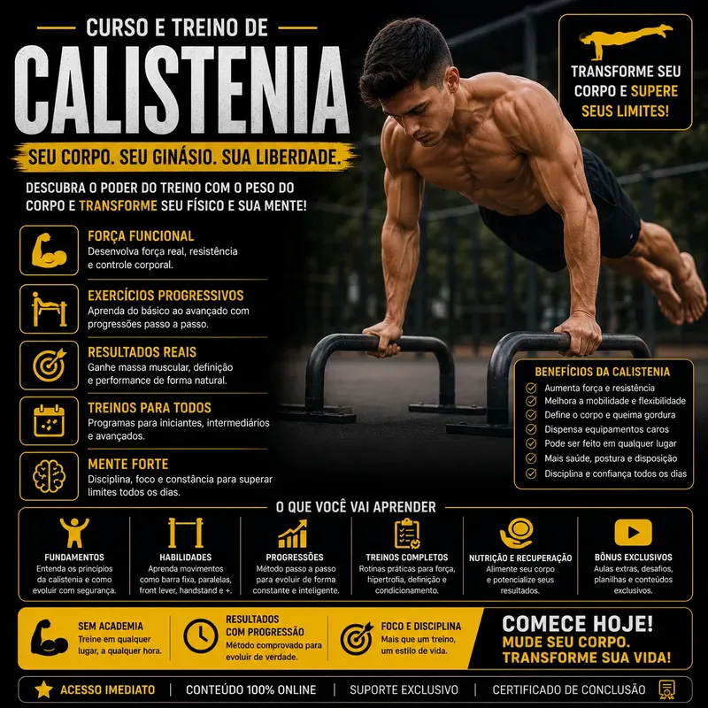 Curso E Treino De Calistenia