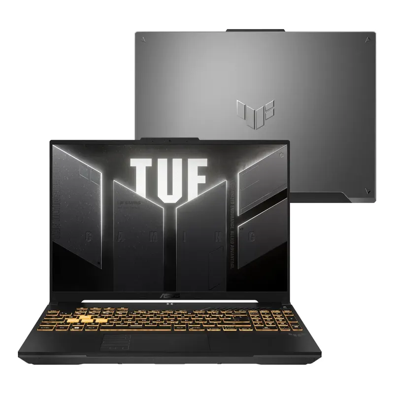 Notebook ASUS TUF Gaming F16, NVIDIA RTX 3050, Intel Core 5 210H 2,2 GHz, 8GB RAM, 512GB SSD, KeepOS Linux, Tela 16″ FHD+ Nível IPS 144Hz, Mecha Gray – FX607VJ-RL002