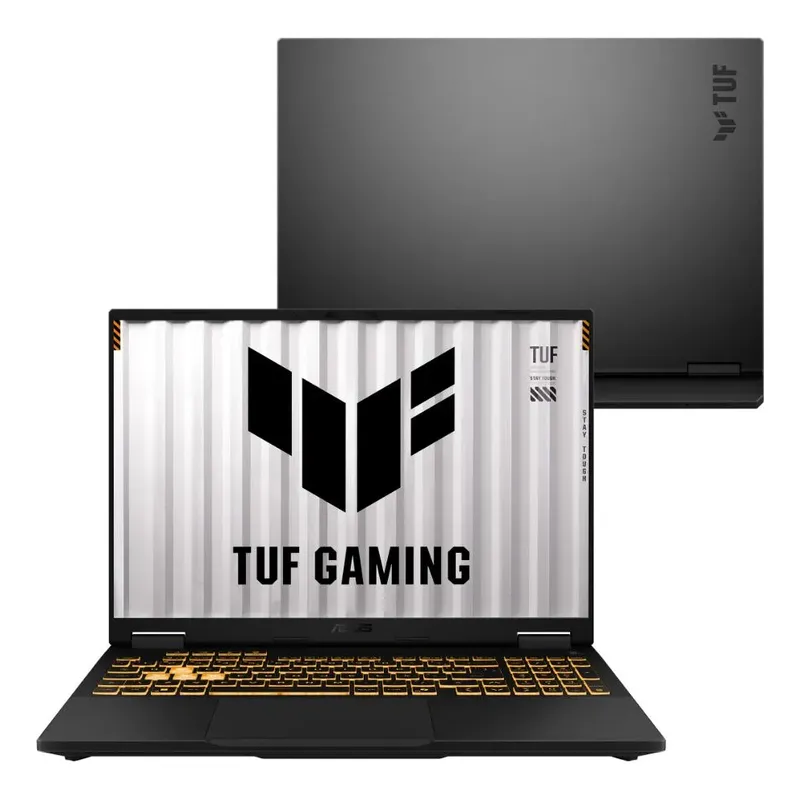 Notebook ASUS TUF Gaming F16 FX608JHR NVIDIA RTX 5050 Intel Core i5 14a 8GB RAM 512GB SSD Linux KeepOS Tela 16″ LED FHD 165Hz Gray – RV124