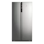 Geladeira Electrolux IS4S Frost Free Inverter 435L Side by Side cor Inox Look - Imagem 1