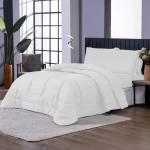 Edredom Cama Queen Casal Percal 400 Fios Premium Macio Hotel - Imagem 1