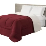 Coberdrom Sherpa Casal Queen Grosso Super Quente Cor Vermelho LuckBaby - Imagem 1