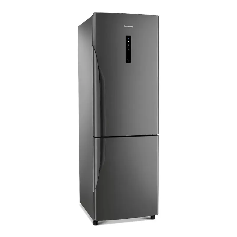 Geladeira Bb41pv1t Titânio 397l Frostfree Inverter Panasonic Cor Cinza-escuro