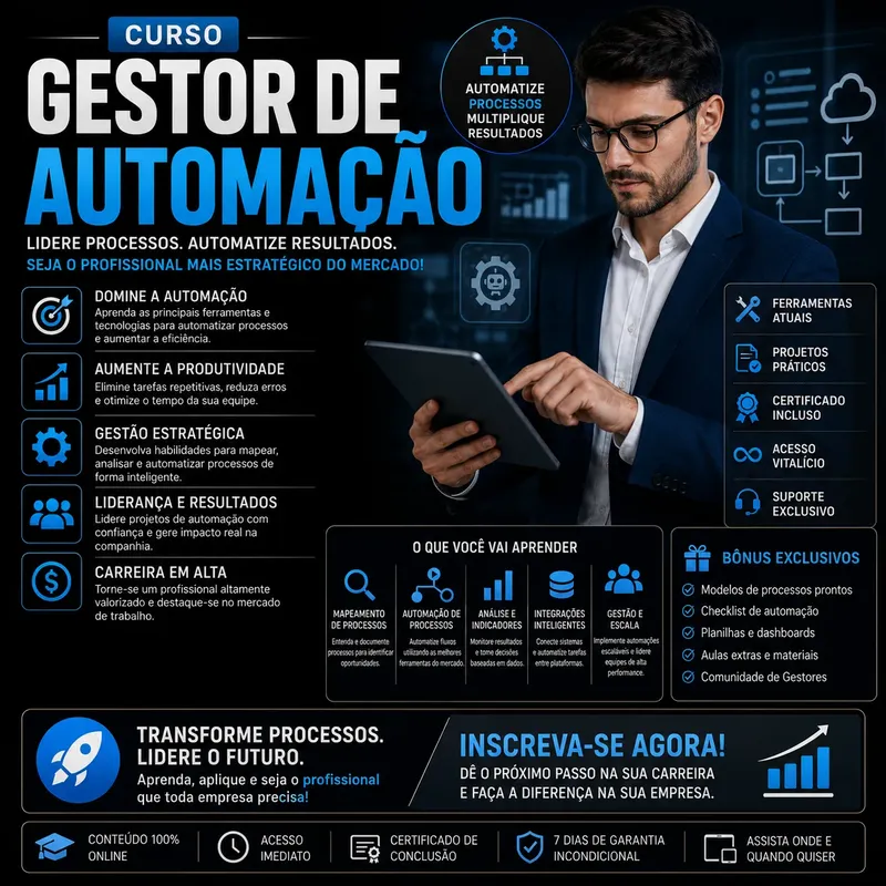 Curso Gestor De Automação