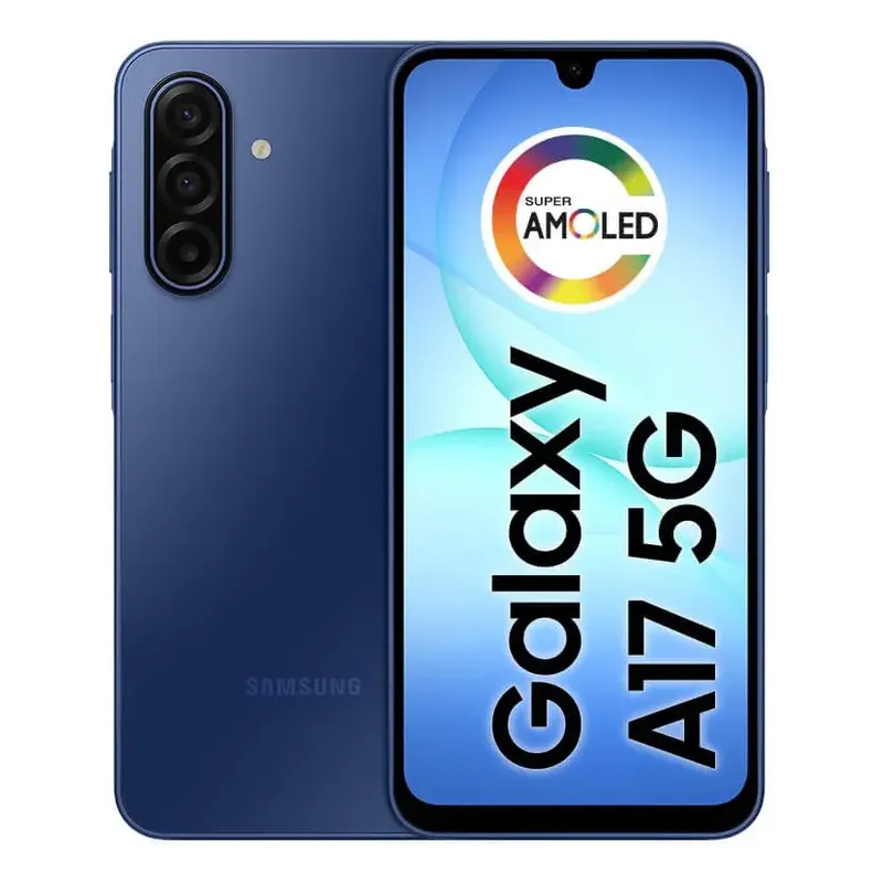 Celular Samsung Galaxy A17 5g Com Ia, 128gb, 4gb Ram, Câm De 50mp, Tela De 6.7 , Nfc, Ip54 – Azul