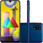 Smartphone Galaxy M31 Tela 6.4 128gb 6gb Ram Azul Samsung – Bom (Recondicionado) - Imagem 1