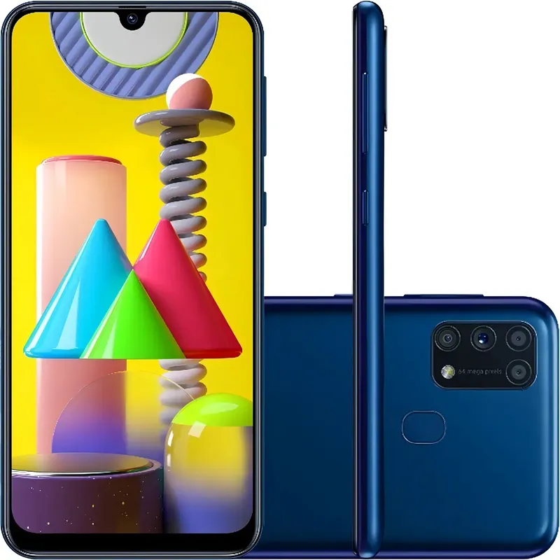 Smartphone Galaxy M31 Tela 6.4 128gb 6gb Ram Azul Samsung – Bom (Recondicionado)