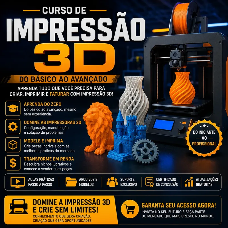 Curso Impressão 3d