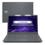 Notebook Positivo Vision C14 Intel® Celeron® Linux 4GB 128GB eMMC 14” HD Lumina BAR – Cinza - Imagem 1