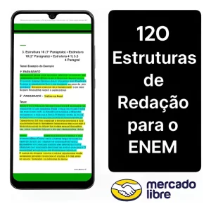 E-book Redação Enem Estruturas Vestibular Concurso