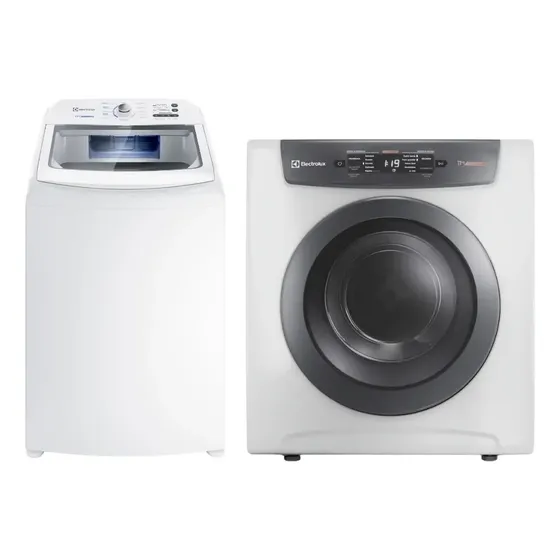 Conjunto Electrolux Lavadora 17kg + Secadora 11kg 220v Roupa