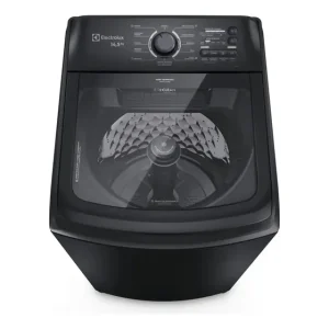 Máquina De Lavar Electrolux 14,5kg Cesto Inox Lep15 Preto