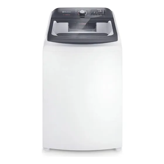 Máquina De Lavar 15kg Electrolux Premium Care Com Cesto Inox Cor Branco
